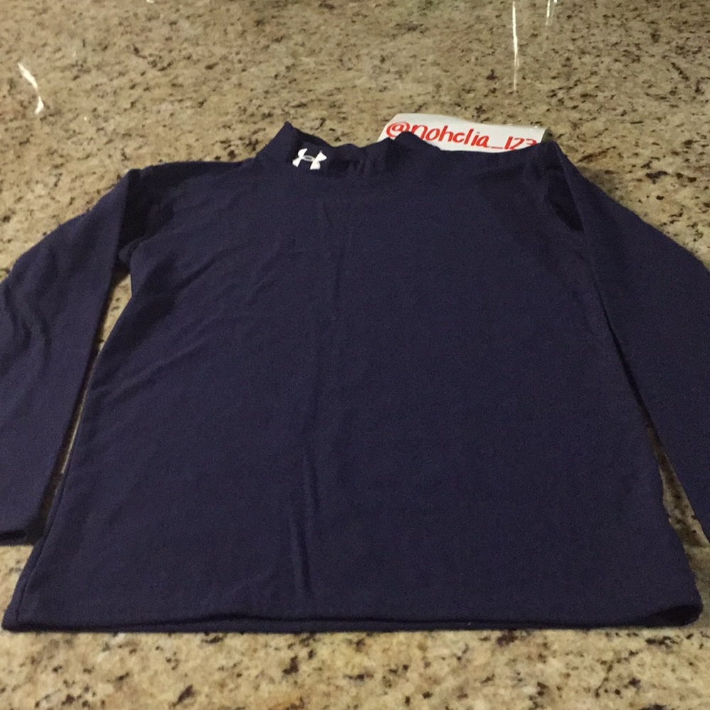 Under Armour Kids Long Sleeve Tee Navy Blue